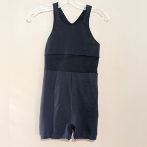 Free People FP Movement Every Single Time Runsie Racerback Black M/L One Piece